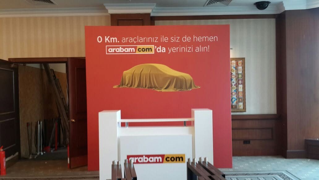 arabam.com vehicle launch stand