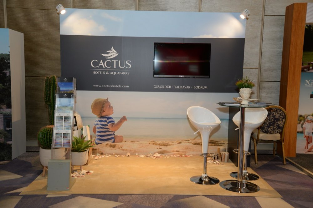 Cactus Hotels fuar standı