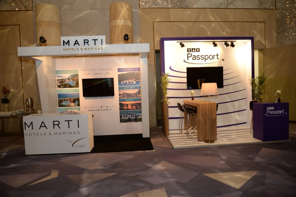 Martı Hotels fuar standı