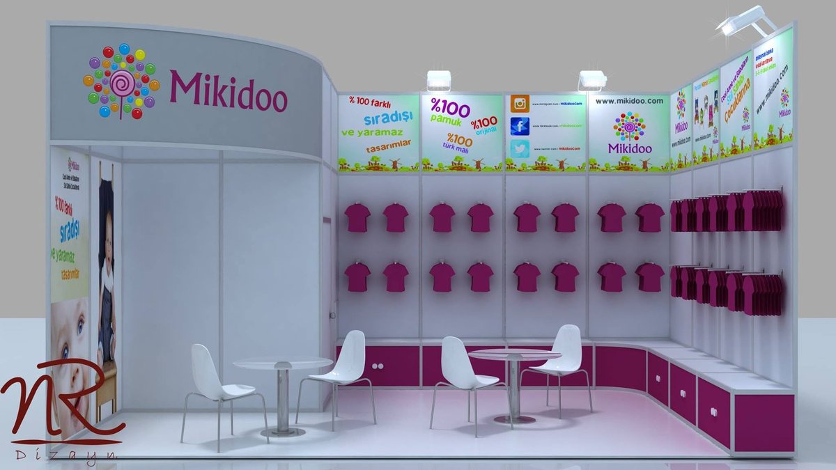 Mikidoo kids apparel fair stand