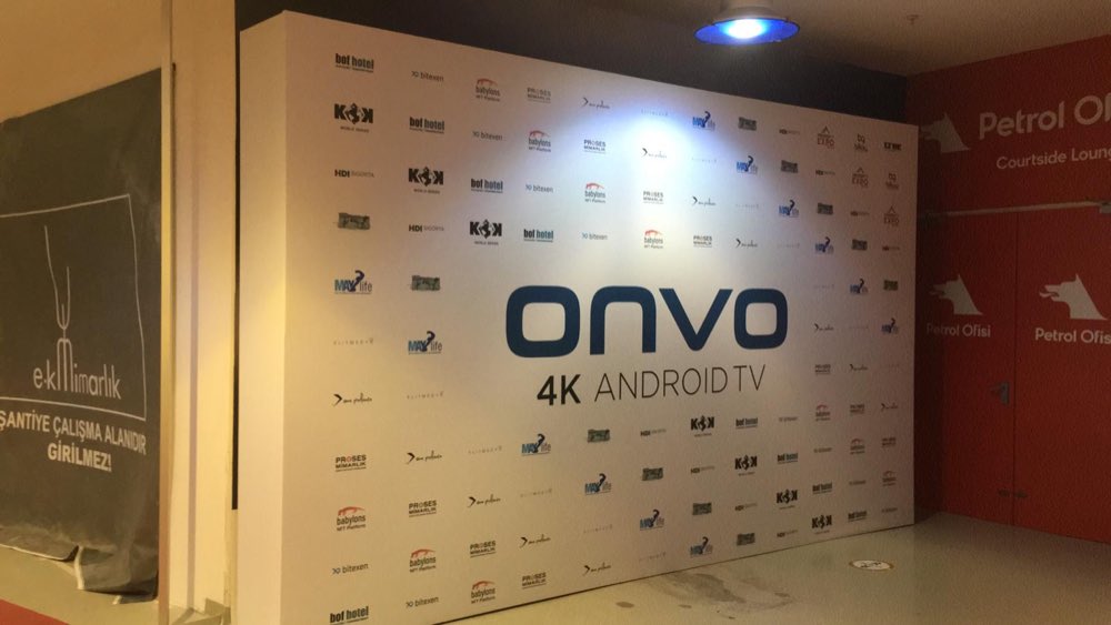 ONVO basın duvarı ve stand